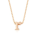 Initial R Rose Gold Pendant - Bae Apparel