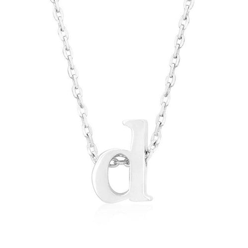 Initial D Silver Pendant - Bae Apparel