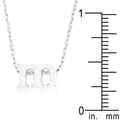 Initial M Silver Pendant - Bae Apparel