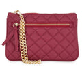 Burgundy Quilted Wristlet - Bae Apparel
