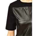 "Black Leather" Mini Dress - Bae Apparel