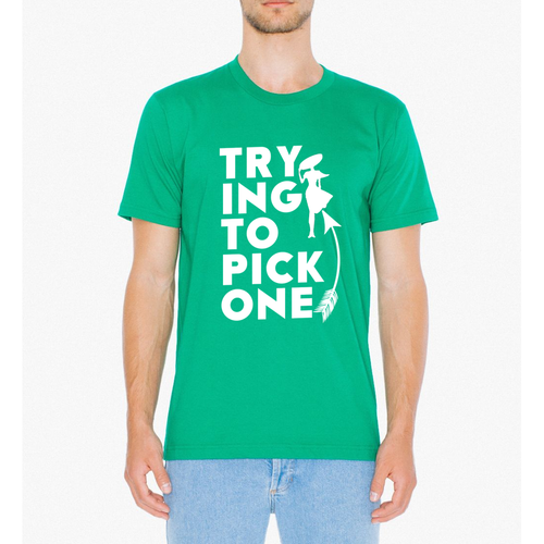 TRYING TO PICK T SHIRT - Bae Apparel