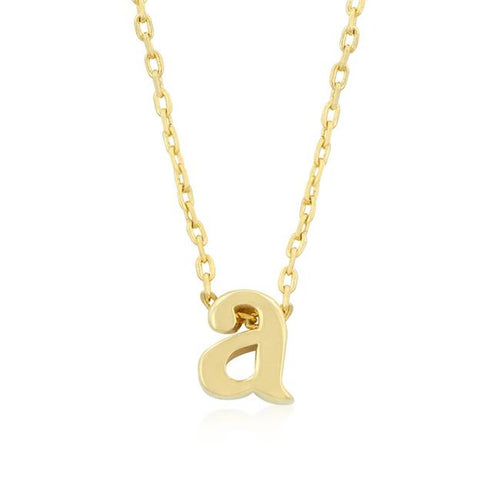 Initial A Gold Pendant - Bae Apparel