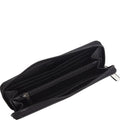 Mechaly Women's Skully Black Vegan Leather Skull Wallet - Bae Apparel