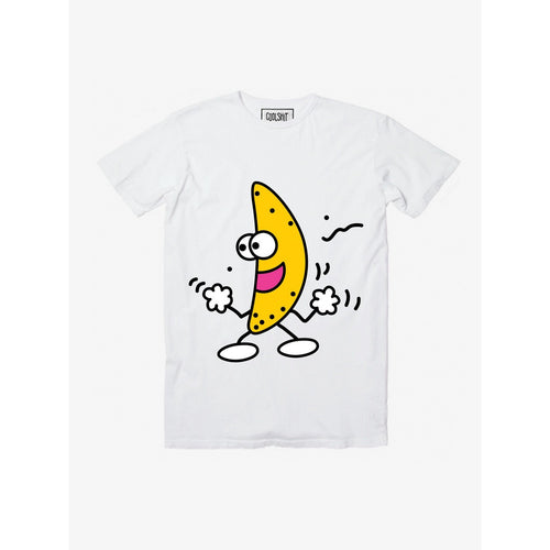 Dancing Banana Tee (White) - Bae Apparel