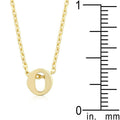 Initial O Gold Pendant - Bae Apparel