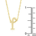 Initial F Gold Pendant - Bae Apparel