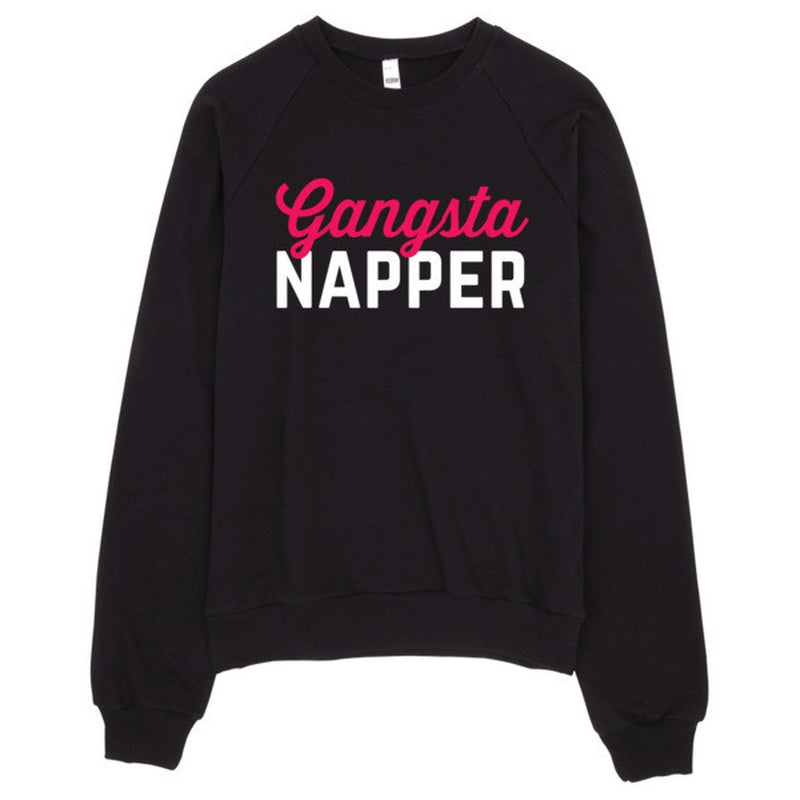 Gangsta Napper Crew Neck Sweater Made in LA - Bae Apparel