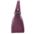 Mechaly Women's Skully Plum Wine Vegan Leather Skull Handbag - Bae Apparel