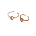 Lucky Clover Cubic Zirconia Ring - Bae Apparel