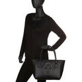 Mechaly Women's Skully Black Vegan Leather Skull Tote Handbag - Bae Apparel