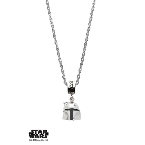 Star Wars Boba Fett V2 Necklace - Chrome - Bae Apparel
