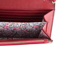 Burgundy & Black Border Purse - Bae Apparel