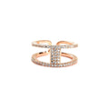 Rock Chic Cubic Zirconia Ring - Bae Apparel