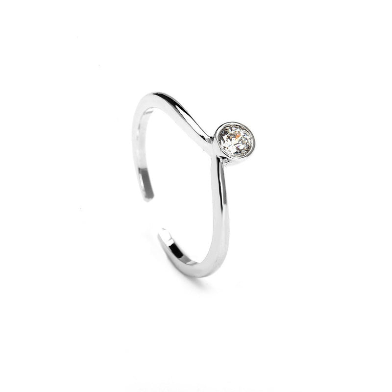 Twinkle On Silver Plated Rings - Bae Apparel