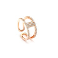 Rock Chic Cubic Zirconia Ring - Bae Apparel