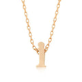 Initial I Rose Gold Pendant - Bae Apparel