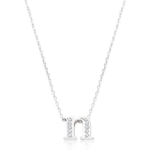 Initial N Crystal Pendant - Bae Apparel
