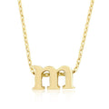 Initial M Gold Pendant - Bae Apparel