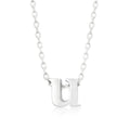 Initial U Silver Pendant - Bae Apparel