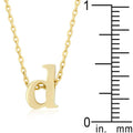 Initial D Gold Pendant - Bae Apparel