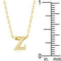 Initial Z Gold Pendant - Bae Apparel