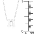 Initial N Silver Pendant - Bae Apparel