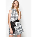 Lola Crosshatch Playsuit - Bae Apparel