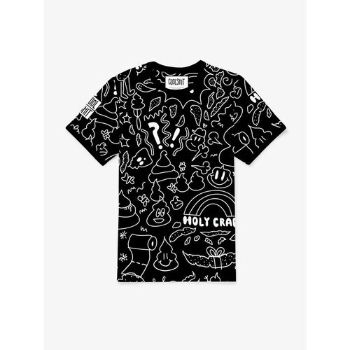 Doodle Tee (Black) - Bae Apparel