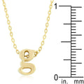 Initial G Gold Pendant - Bae Apparel