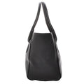 Mechaly Women's Skully Black Vegan Leather Skull Tote Handbag - Bae Apparel