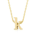 Initial K Gold Pendant - Bae Apparel