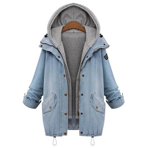 "The Comfy Denim" Women's Jacket - Bae Apparel