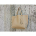 Women's Tassel Pendant Tote Bag - Bae Apparel