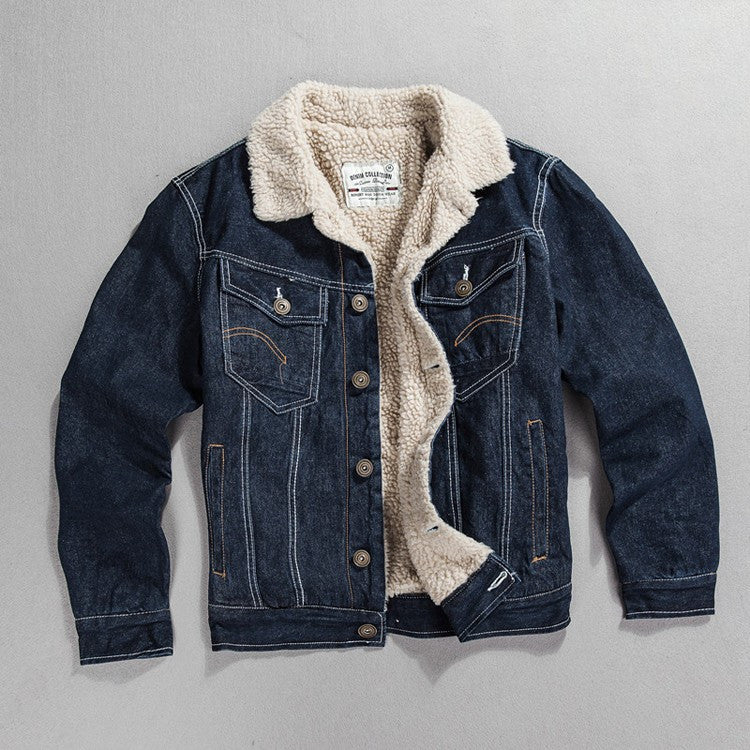 "The Denim Wool" Men's Jacket - Bae Apparel