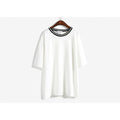 Women's Striped Collar Shirt - Bae Apparel