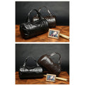 "The Weekender" Leather Duffle Bag - Bae Apparel
