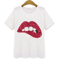 "Biting Lips" Women's Shirt - Bae Apparel