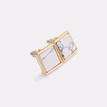 Gold Marble Stud Earrings - Bae Apparel