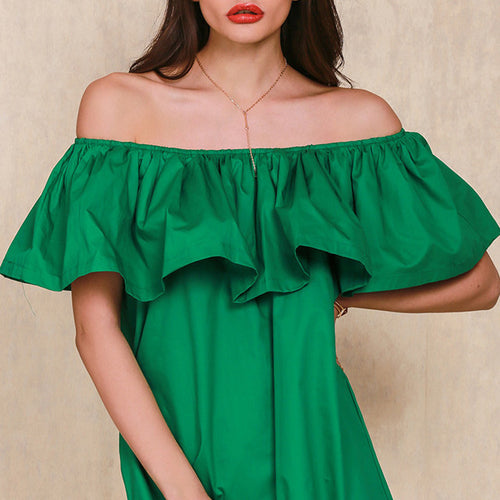 "Green Passion" Dress - Bae Apparel