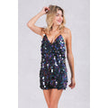 "Purple Dots" Mini Dress - Bae Apparel