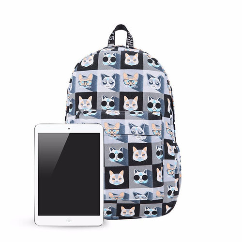 "The Dope Cats" Unisex Backpack (iPad Not Included) - Bae Apparel