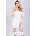 "Not Enough Lace" Dress - Bae Apparel