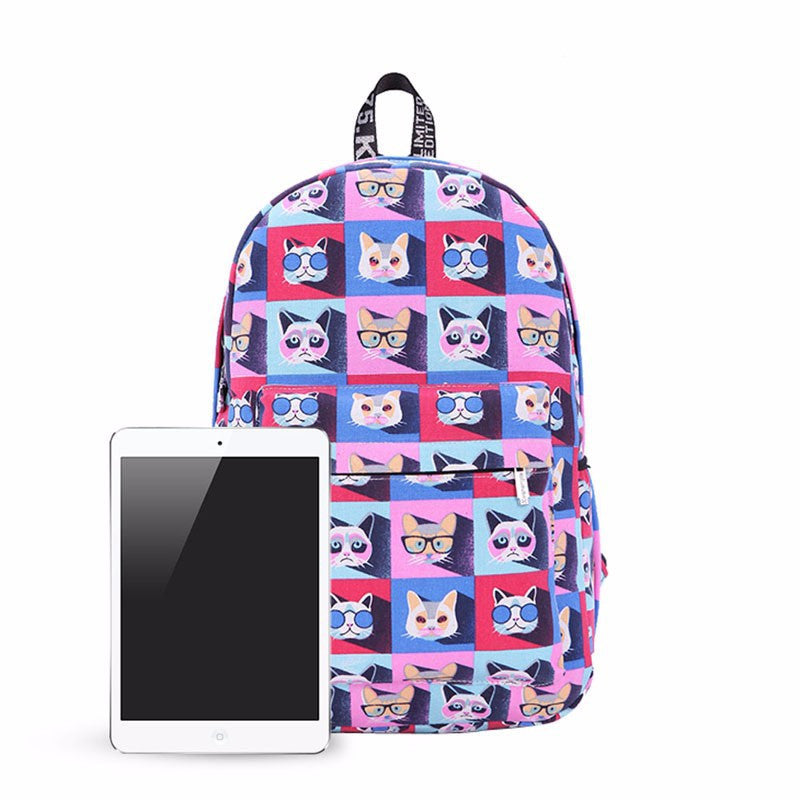 "The Dope Cats" Unisex Backpack (iPad Not Included) - Bae Apparel