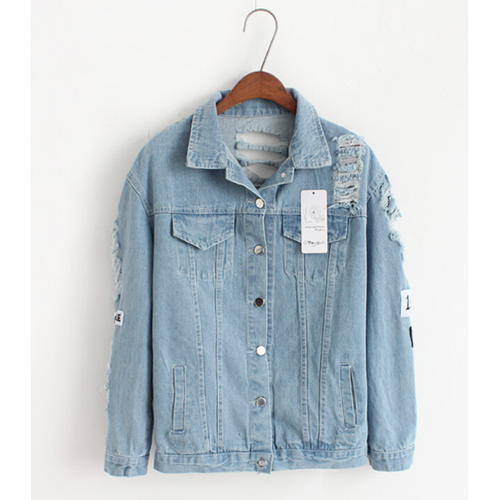 "Where Is My Mind?" Women's Jean Jacket - Bae Apparel