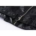 "The Motorcylce" Women's Leather Jacket - Bae Apparel