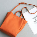 Leather Grey Tote Bag - Bae Apparel