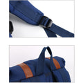 "The Outdoor" Leather Canvas Backpack - Bae Apparel