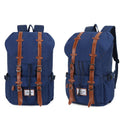"The Outdoor" Leather Canvas Backpack - Bae Apparel