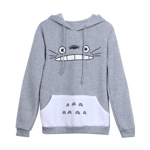 "Cat Teeth" Women's Hoodie Sweatshirt - Bae Apparel